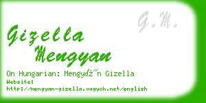 gizella mengyan business card